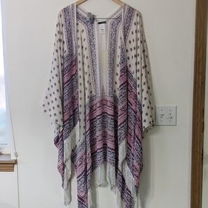 Maurices Kimono Style Cover Up/Shawl
